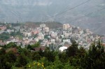 Tepeden Artvin'e bakış