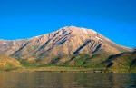 Akdamar Adası dönüş yolunda Van Gölü ve kıyıları